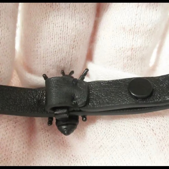 Dior Abielle Bee Triple Wrap Leather Bracelet - Picture 5 of 6